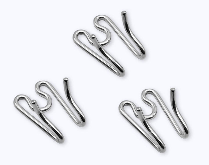 2.25mm Prong Collar Extra Links Chrome Plated (3 pack)