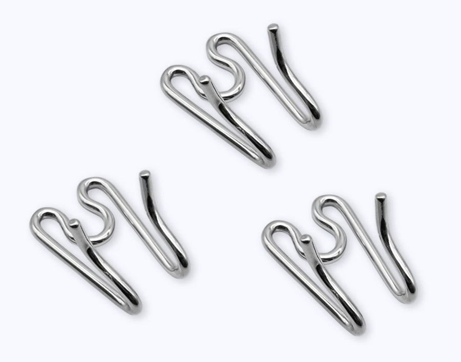2.25mm Prong Collar Extra Links Chrome Plated (3 pack)