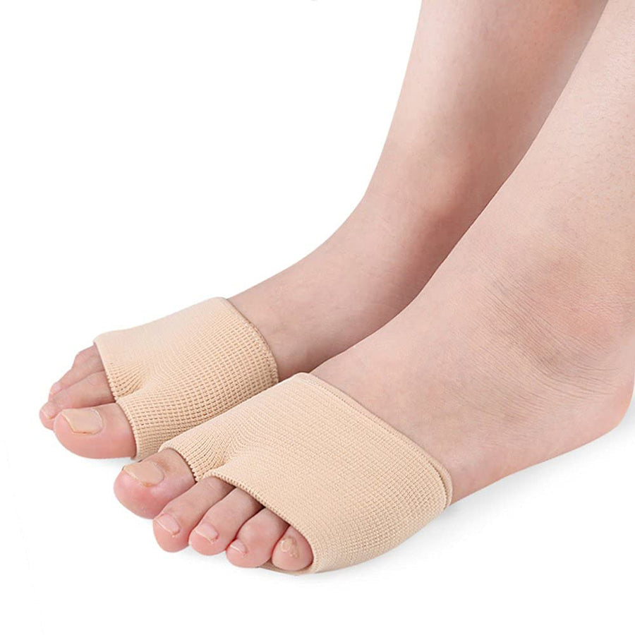 Bunion Corrector Forefoot Cushion Pad, Big Toe Separator Joint Protector Insole Ballet Cushion Support Ball of Foot Health Gel Sleeve Relieve Pain for Hallux Valgus, Metatarsalgia, Mortons Neuroma (L)