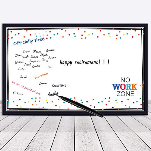 Jumbo Retirement Party Decorations Extra Large Greeting Farewell Card Guest Book Big Giant Happy Party Supplies Gifts for Women Men Huge The Legend Has Retired Card from Coworker Group 14 x 22 Inches