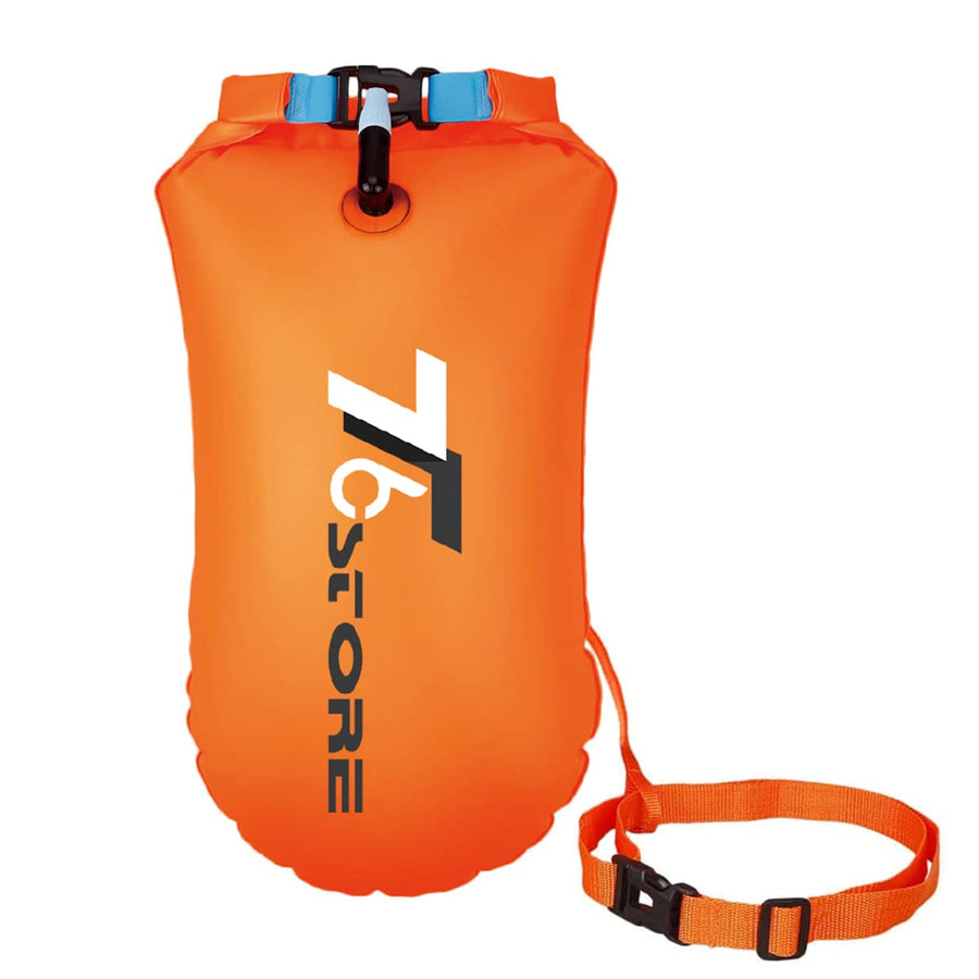 20L Swim Buoy Waterproof Dry Bag Swim Safety Float Keep Gear Dry for Boating Kayaking Fishing Rafting Swimming Training and Camping