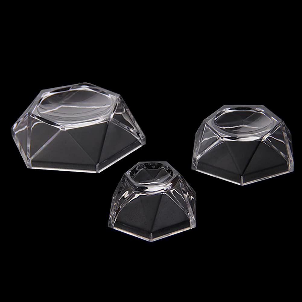 6 Pcs Acrylic Ball Display Stand Hexagon Spheres Holders Crystal Ball Base Holder for Baseball Tennis Ball Crystal Ball