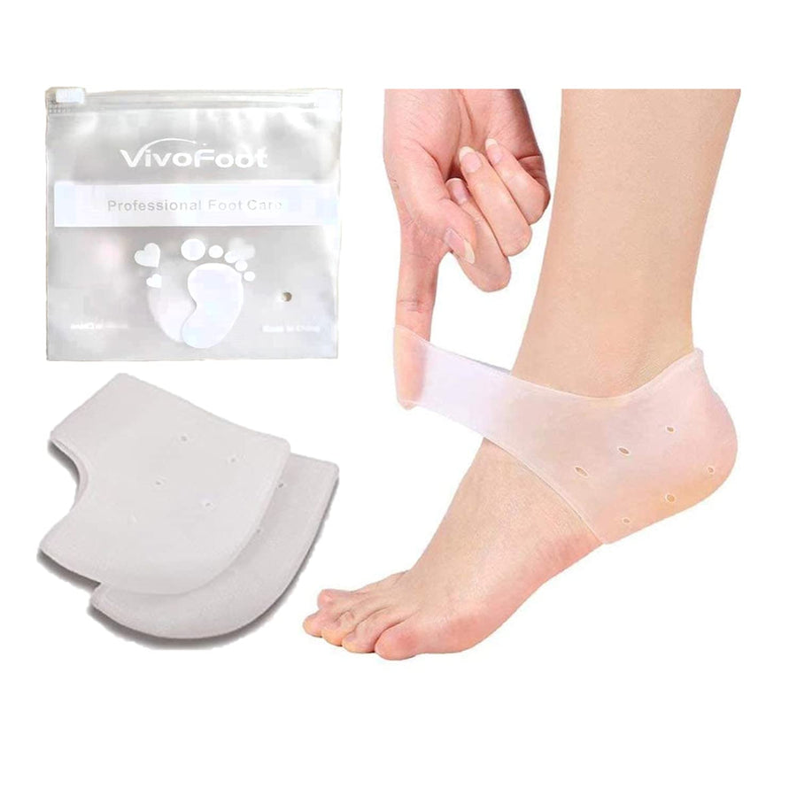 VivoFoot Gel Heel Protectors, Silicone Heel Cups, Heel 