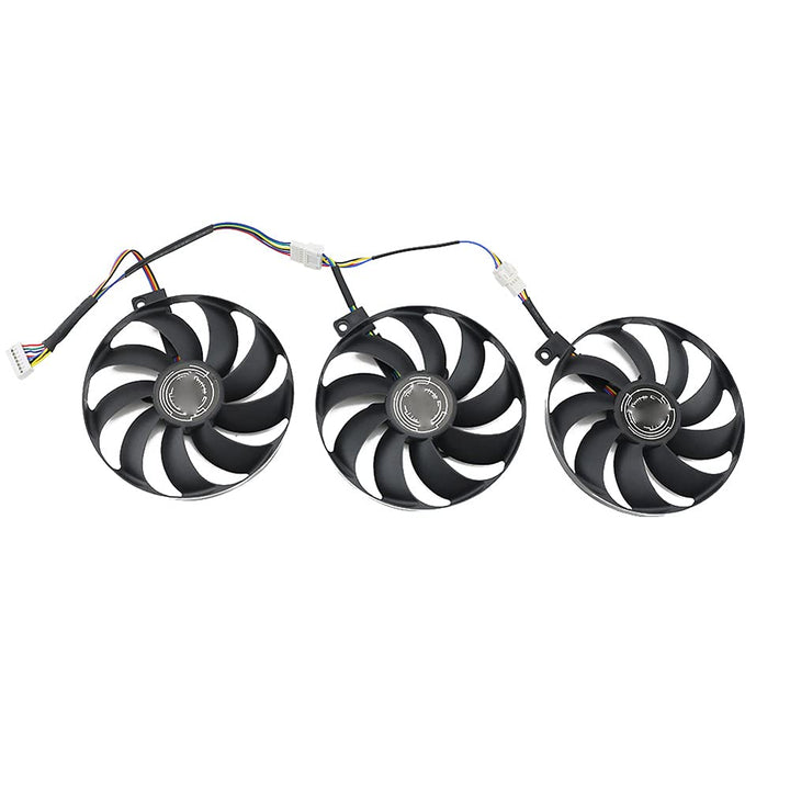 CCVA T129215SU 7Pin GPU Card Cooler Fans for ASUS ROG S