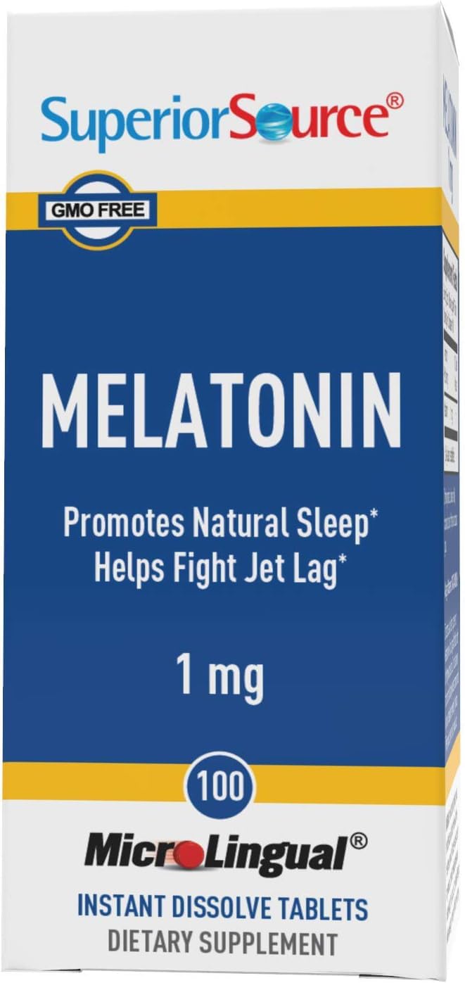 Superior Source Melatonin Multivitamin 1mg 100 Count