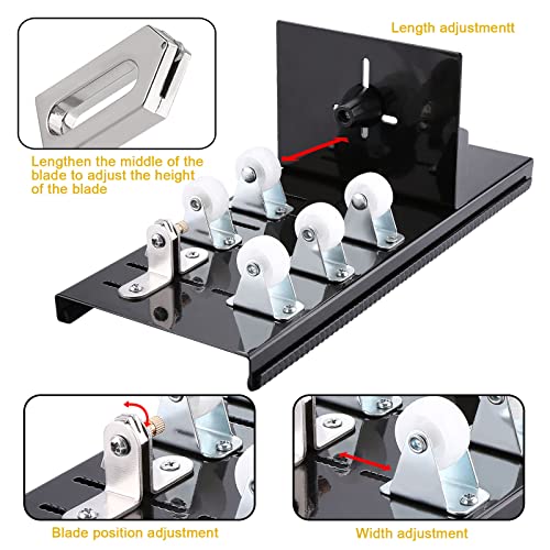 Glass Bottle Cutter, Bottle Cutter Upgraded Version, Round, Square Bottles and Bottlenecks, Suitable for Bottles of Wine, Beer, Whisky, Champagne, Water and Soda(Black)