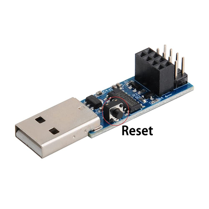 ESP Prog V1.0 USB to ESP8266 CH340C ESP-01 ESP-01S 4MB Module Prog WiFi Programmer Downloader with Reset Auto-Download Circuit