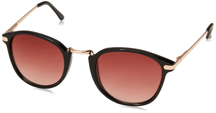 Unisex - Adult Castro Round Sunglasses,Black,198 mm