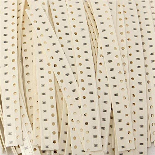 1800 Pieces 0603 1% SMD SMT Resistor Capacitor Kit Assorted Value Pack 2x1mm 10R~1M 1/10W