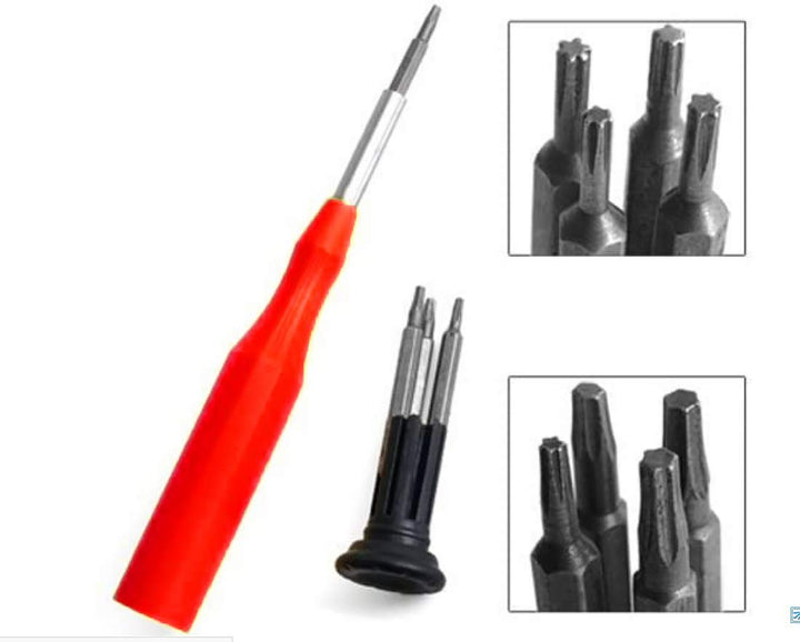 8-in-1 Torx Screwdriver Set T4 T5 T6 T7 T8 T9 T10 T15 Hex Tip Socket Cap Screw Driver Double-Sided Bits by L2go