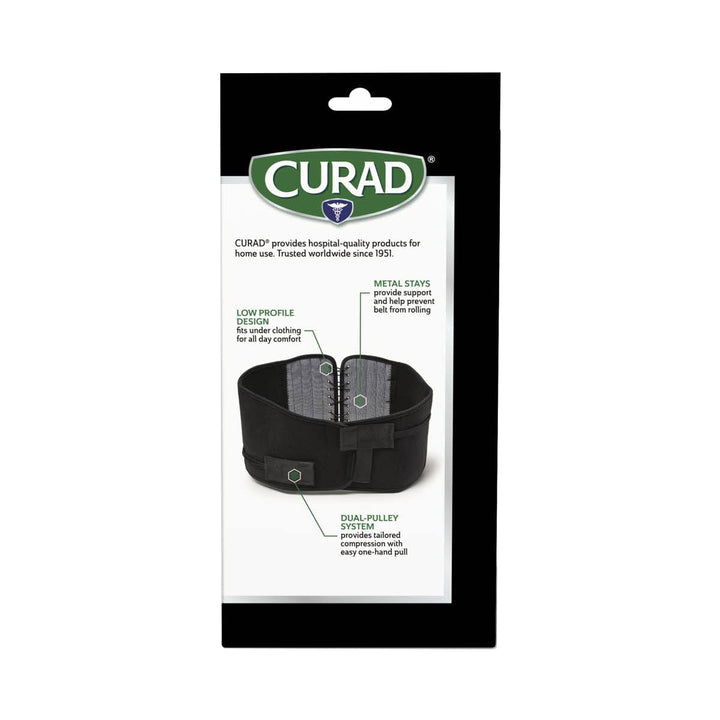 Curad Back Support with Dual-Pulley System, Small/Mediu