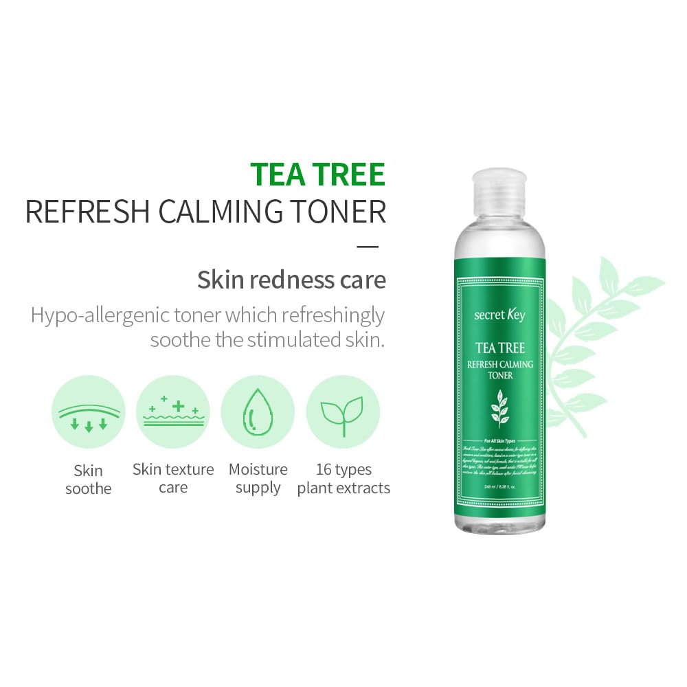 Secret Key - Tea Tree Refresh Calming Toner - Facial Care