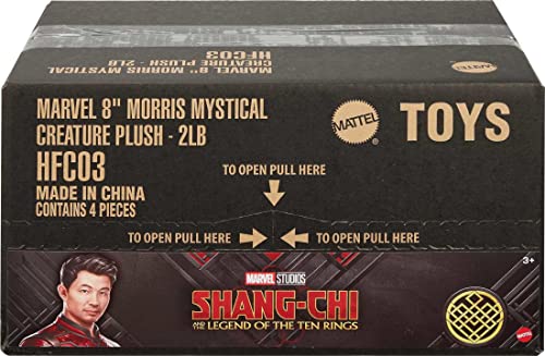 Marvel Studios’ Shang-Chi Morris Plush Character, 8-inch Soft Doll Inspired by Marvel Studios’ Shang-Chi and The Legend of The Ten Rings, Collectible Gift for Kids &amp; Fans Ages 3 Years Old &amp; Up