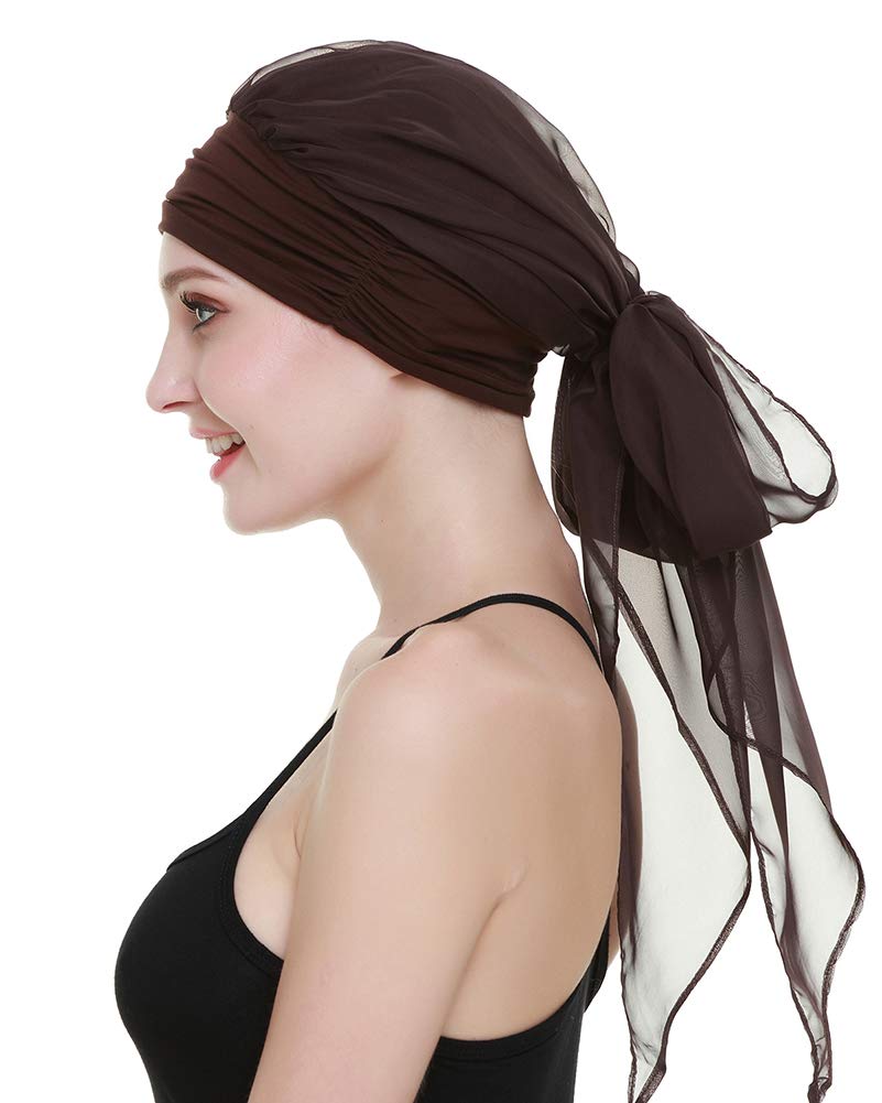 Chemo Turban For Cancer Women HeadWrap Scarves Long Hai