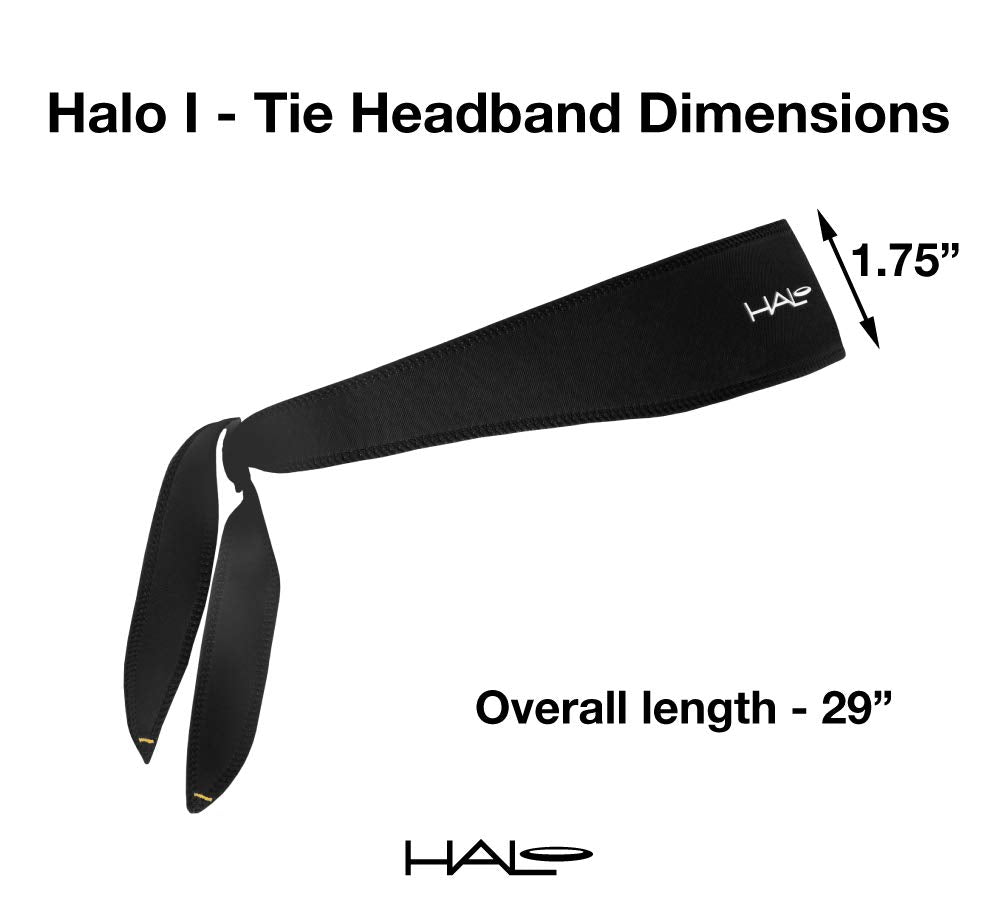 Halo Headband Halo I- Custom Fit- Tie Sweatband for Men