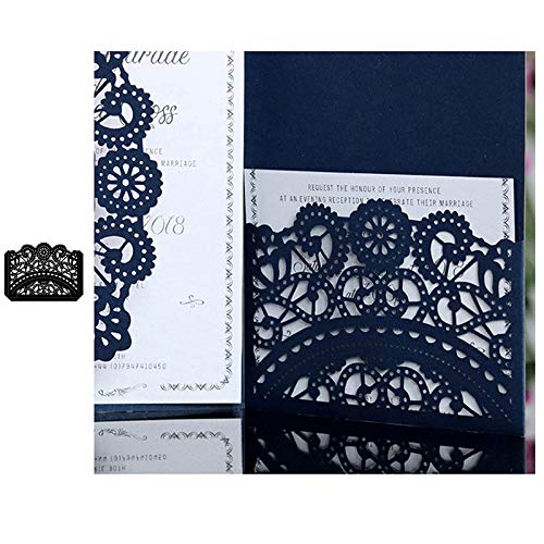 2pcs Gear Metal Die Cuts Set,Wedding Lace Flower Border Cutting Dies Cut Template Stencils for DIY Scrapbooking Photo Album Decorative Embossing Paper Card Making Mould