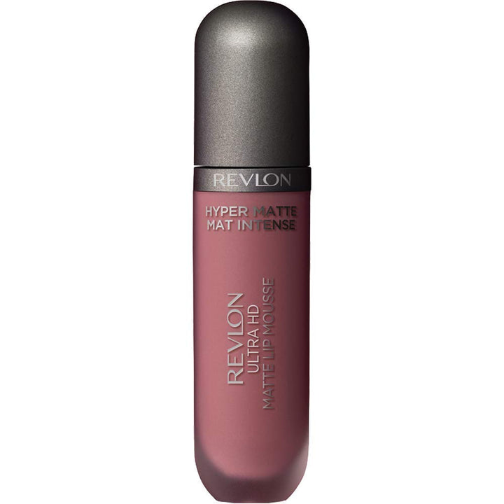 Ultra HD Lip Mousse Hyper Matte, Longwearing Creamy Liquid Lipstick in Plum / Berry, Death Valley (830), 0.2 oz
