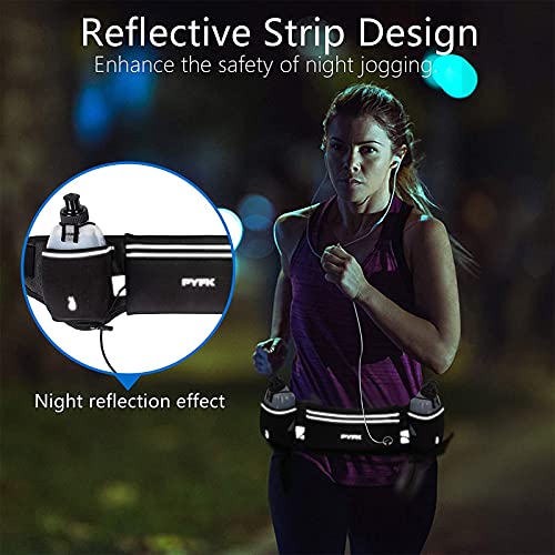 PYFK Upgraded Running Belt with Water Bottles, Hydratio