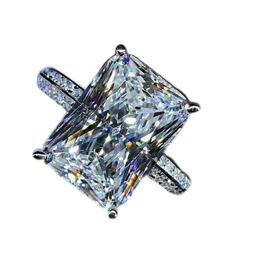 Longfu Fashion Jewelry 925 Sterling Silver Perfect Squa