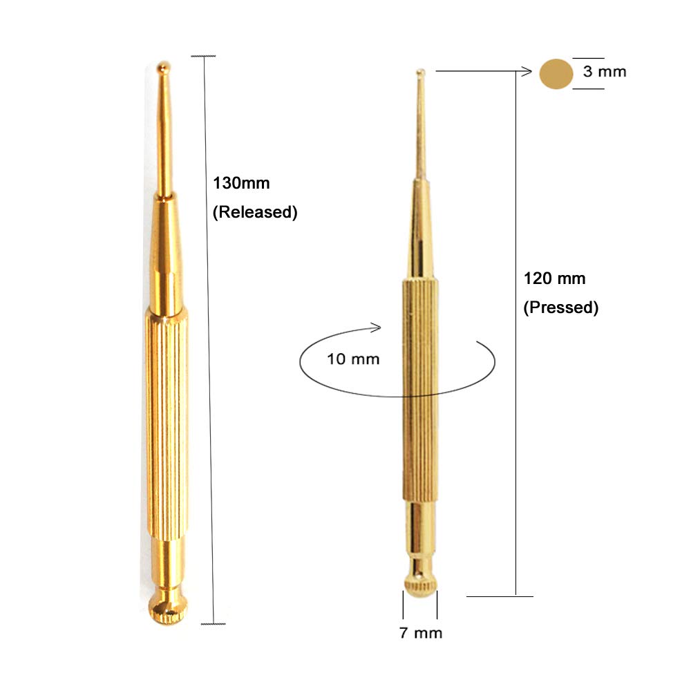Double Headed Spring Loaded Ear and Body Point Probe St