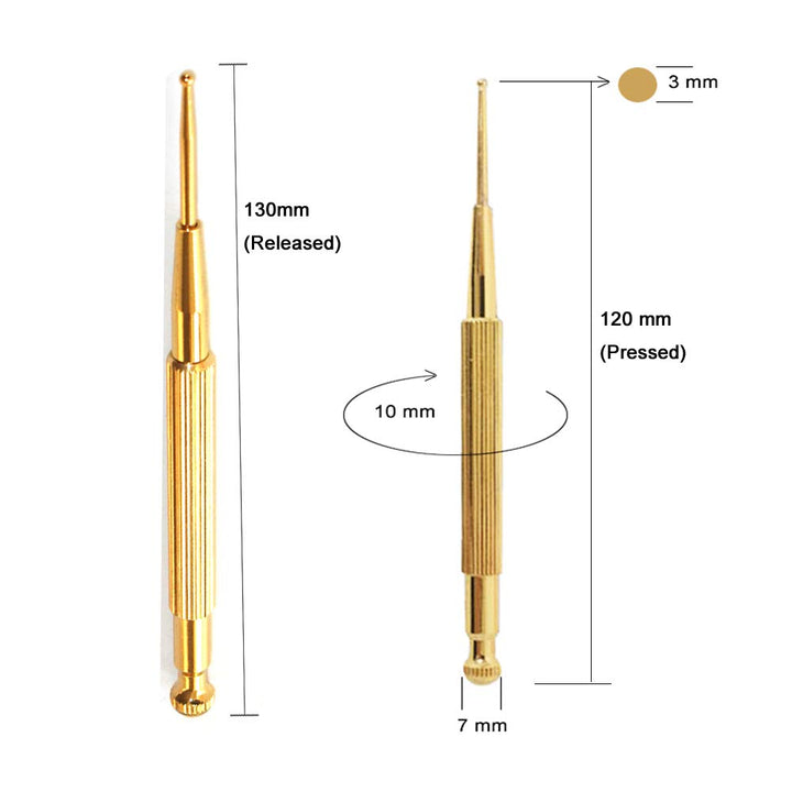 Double Headed Spring Loaded Ear and Body Point Probe St