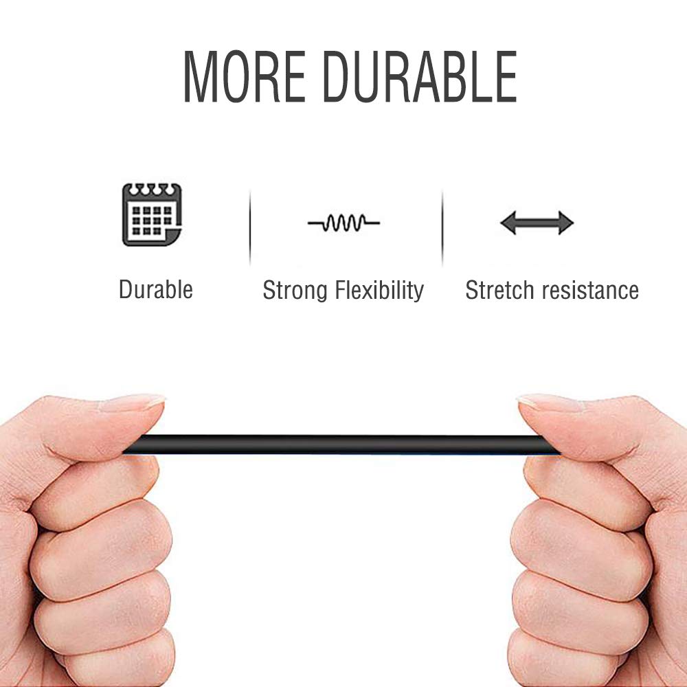 Replacement USB Charging Charger Cable Cord Compatible with for Beats by Dr Dre Powerbeats 2 3 and Studio Solo 3 2 2.0 Wireless Headphones Earphones