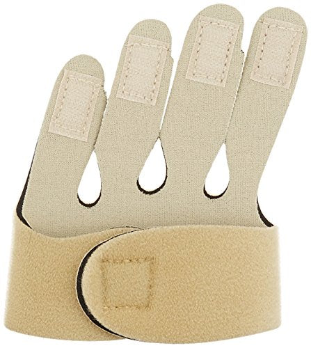 Rolyan Soft Hand-Based Ulnar Deviation Insert for Left Hand, Short Splint Insert for Joint Alignment, Aligns The Knuckle Joints in The Hand and Fingers for Pain Relief and Mobility, Medium