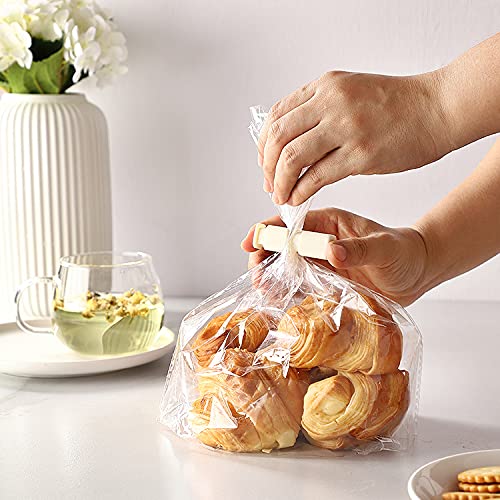 Squeeze Bread Bag Cinch Clips, Slip Grip Easy Squeeze &amp; Lock, 4 Color, 12 Pack