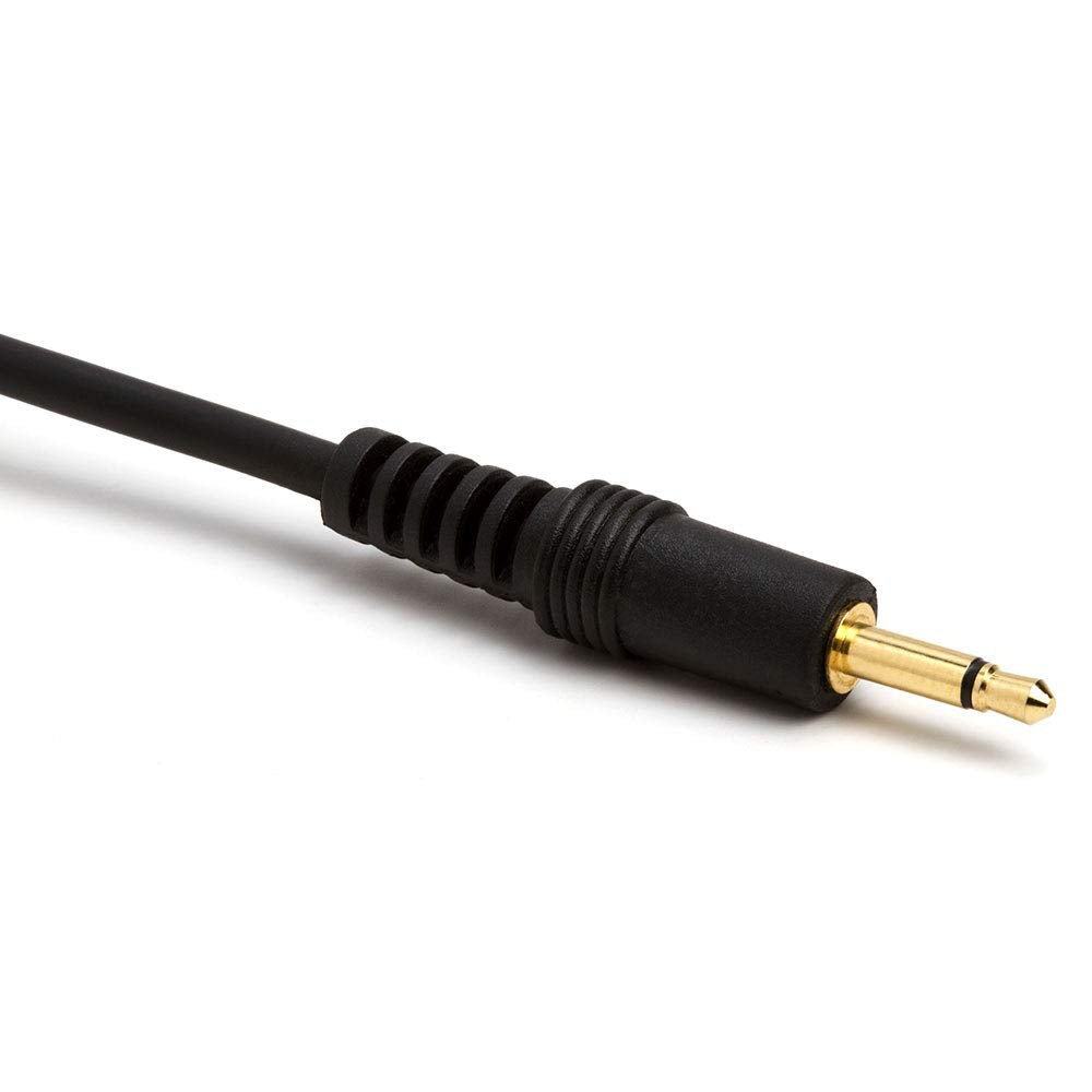 Cmple - 6ft Black Audio Cable 3.5mm 1/8 inch Mono Male 