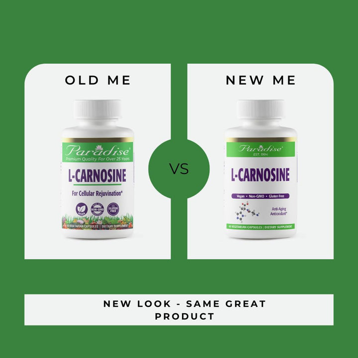 L-Carnosine, Super Potent, Ultra Pure, Antioxidant, Vegan, Non GMO, Gluten Free, 60 Vegetarian Capsules