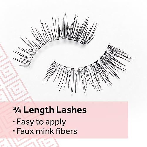 Eylure Naturals Accent No. 003 Reusable Eyelashes, Adhe
