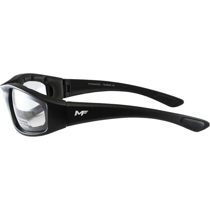 Payback Sunglasses (Black Frame/Clear Lens)