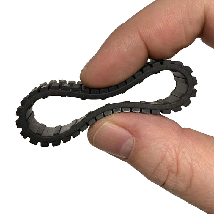 Premium Rubber Replacement Tires for iRobot Braava &amp; Mint Series Robotic Mops - Durable, Enhanced Traction, Easy Installation, Compatible with Select Models