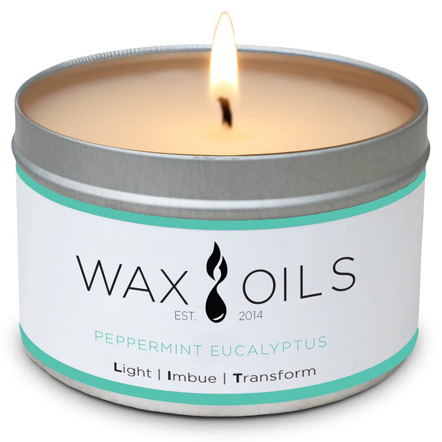 Wax and Oils Soy Wax Aromatherapy Scented Candles, Pepp