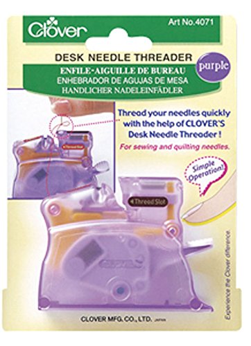 Clover Desk Needle Threader, Pink (4073)