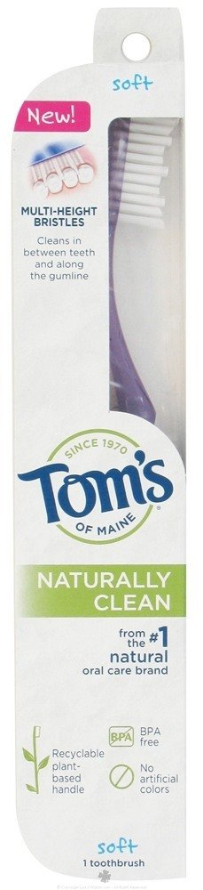 Tom&#39;s of Maine Toms Toothbrsh Adult Sft Size 1ct Toms Toothbrush Adult Soft Single