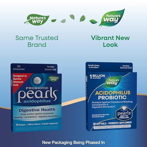 Nature&#39;s Way Acidophilus Probiotic Pearls, Supp