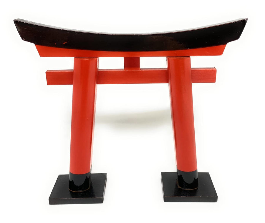 Happy Happy Shinto Shrine KAMIDANA Small RED Torii Gate Straight Legs from Japan (Small)