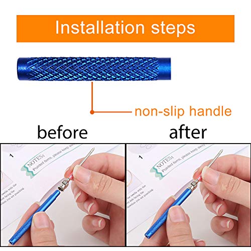 Punch Needle, 43 Pieces Punch Needle Tool and Instructions - Punch Needle Embroidery Kit with Embroidery Tools, Seam Ripper, Threader and Thimble, Needle Punch Kits for Beginners