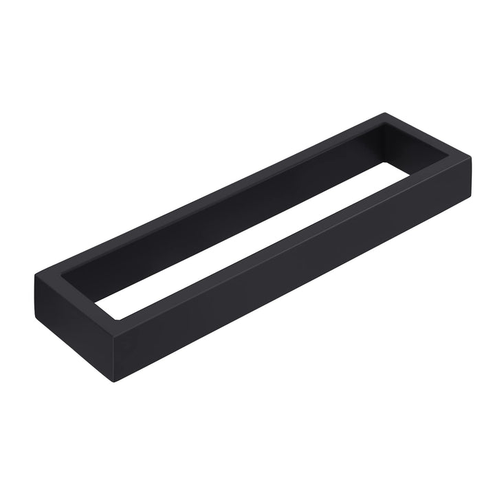 Towel Ring Hand Towel Holder SUS304 Stainless Steel Matte Black 10 Inch Black Towel Holder Wall Mount, A23080-BK