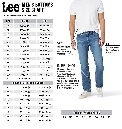 Men&#39;s Extreme Motion Straight Taper Jean Cougar 38W x 32L