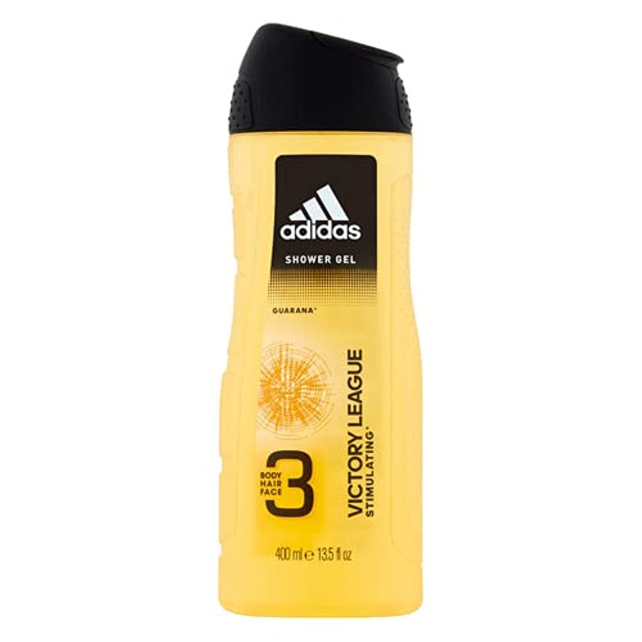 Adidas Victory League Body, Hair & Face Shower Gel, Guarana Stimulating - 400ml (13.5oz)