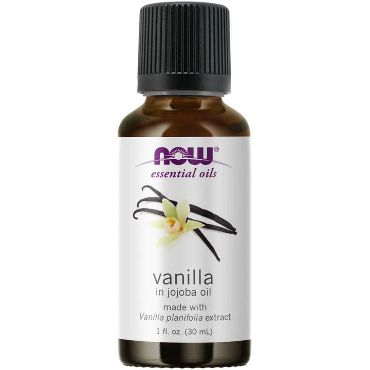 NOW Foods Natural Vanilla (In Jojoba Oil), 1 ounce