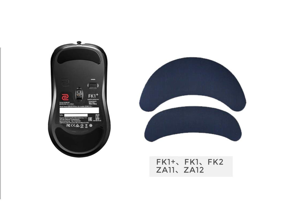 Mouse Skates/Mouse Feet for Zowie ZA11, ZA12, FK 2, FK1, FK1+, S1 / S2 and AM (Pack of 2)