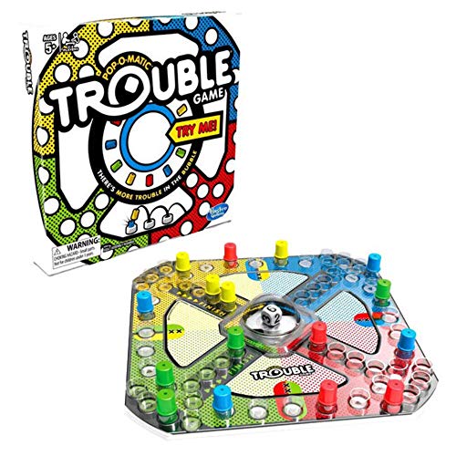 Trouble Game for Kids and Adults | with Bonus Monopoly Deal