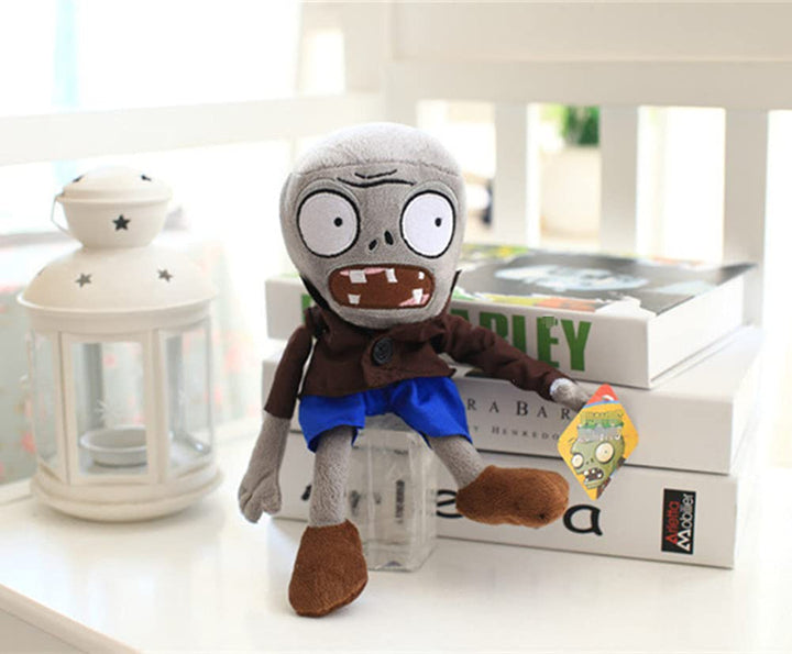 JHESAO 12 PVZ Plush Zombies Brown Coat Toys Normal Zomb