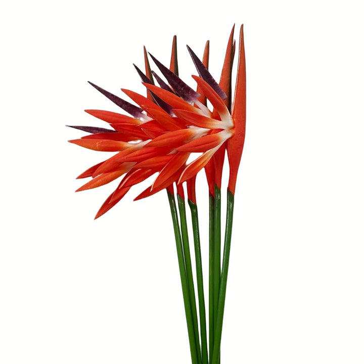 Rikyo Artificial Flowers 6Pcs Bird of Paradise 23 Perma