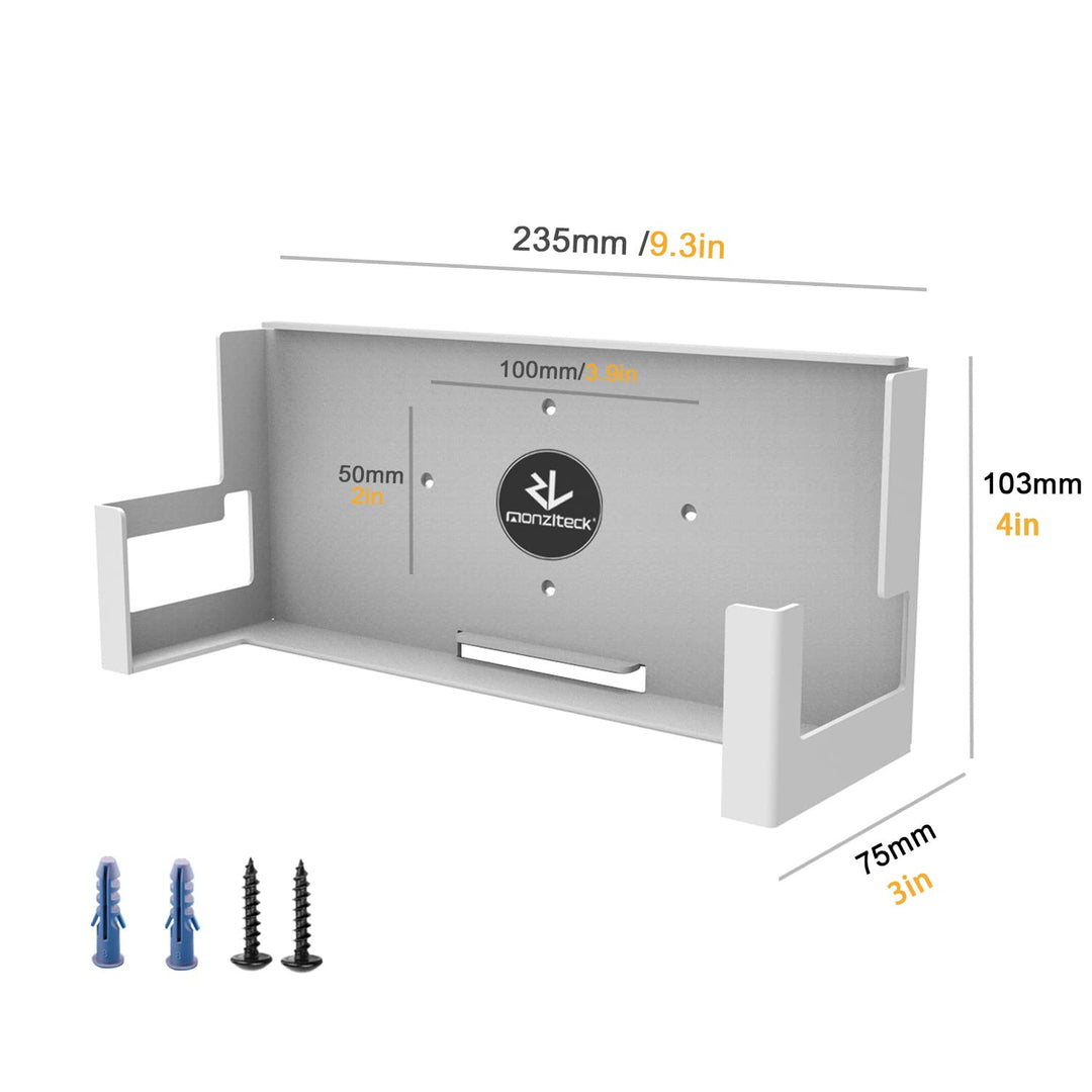 Wall Mount for Xbox One S,All Metal Vertical Hanging On Wall with Power Botton Left/Right,Wall Shelf Bracket for Xbox 1S