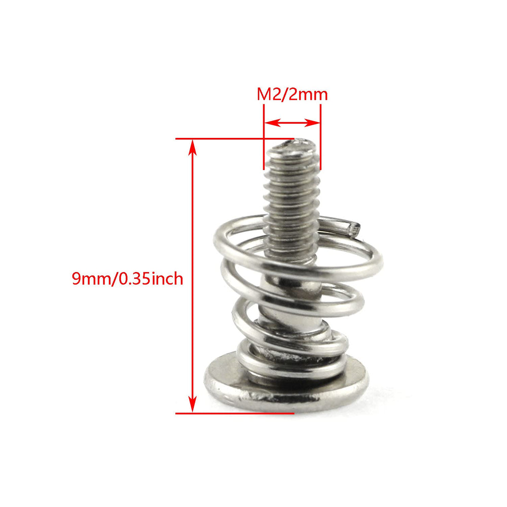 DGZZI M2 x 9mm Spring Screw 20PCS M2 x 9mm GPU Graphics