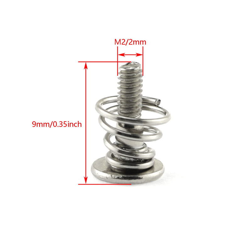 DGZZI M2 x 9mm Spring Screw 20PCS M2 x 9mm GPU Graphics
